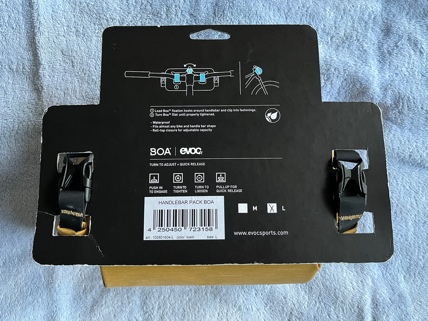 Evoc 5 Litre Bicycle Handlebar Pack with BOA